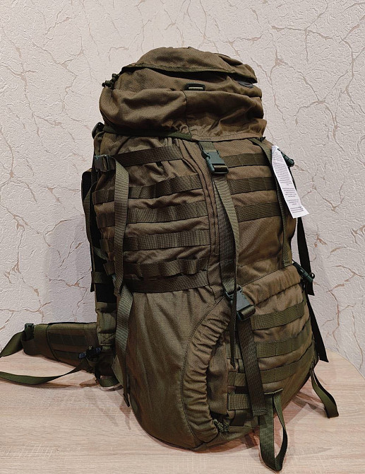 Великий польський туристичний тактичний рюкзак 987B/MON на 100 літрів Роздільна - зображення 1