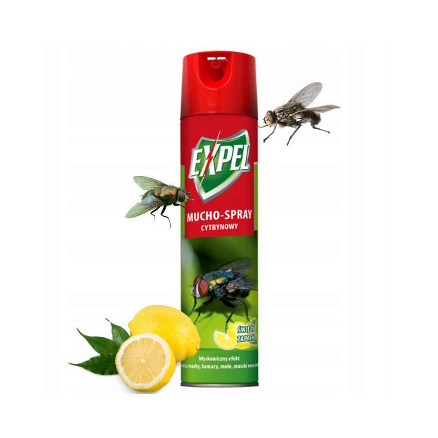 Аэрозоль от мух, комаров, моли, мушек Expel 400мл Одеса - зображення 2