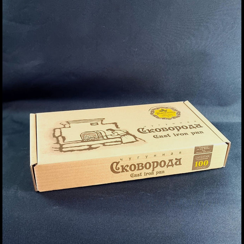 Сковорода чугунная Maysternya с крышкой 24*4см Т302С3 Одеса - зображення 12