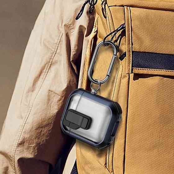 Футляр противоударный Locking Button для наушников Airpods 1/2 Херсон
