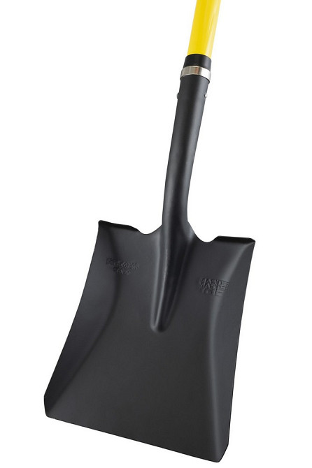 Лопата совковая MASTERTOOL 240х300х1100 мм порошковая покраска с фибергласовой ручкой и держаком 14- Харків - зображення 3