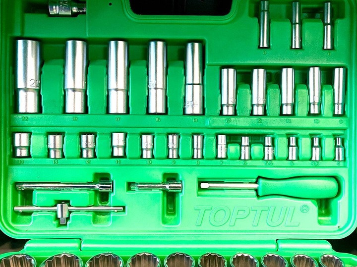 Профессиональный набор автоинструмента 1/4", 1/2" 108ед. (12-гр.) TOPTUL GCAI108R1 Харків - зображення 3