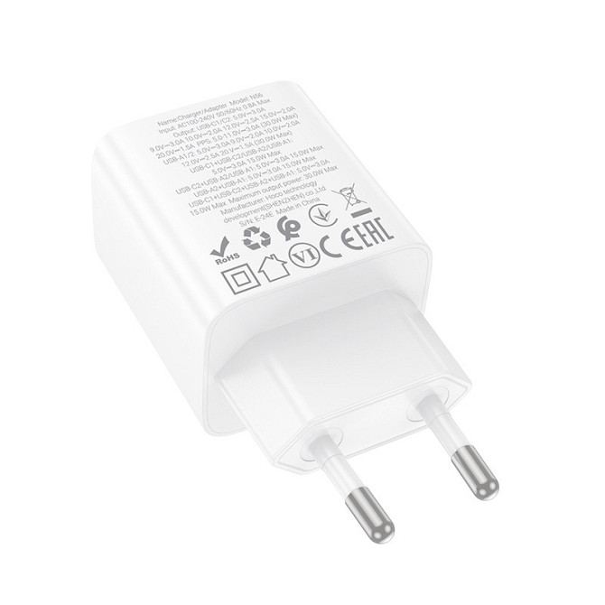 СЗУ Hoco N56 Fundador PD30W four-port (2USB-A/2C) Херсон - зображення 2