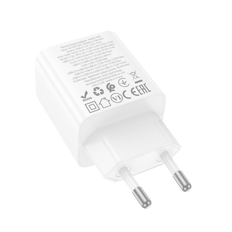 СЗУ Hoco N56 Fundador PD30W four-port (2USB-A/2C) Херсон - изображение 2
