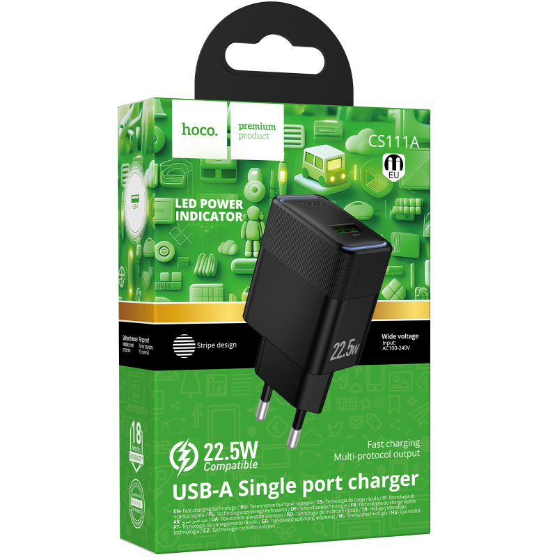 СЗУ Hoco CS111A Lounge PD22.5W (1USB-C) Херсон - зображення 4