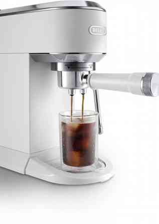 Кофеварка рожковая Delonghi Dedica Duo EC 890.WI 1450 Вт белая Київ