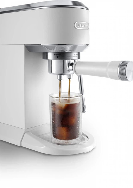 Кофеварка рожковая Delonghi Dedica Duo EC 890.WI 1450 Вт белая Киев - изображение 6