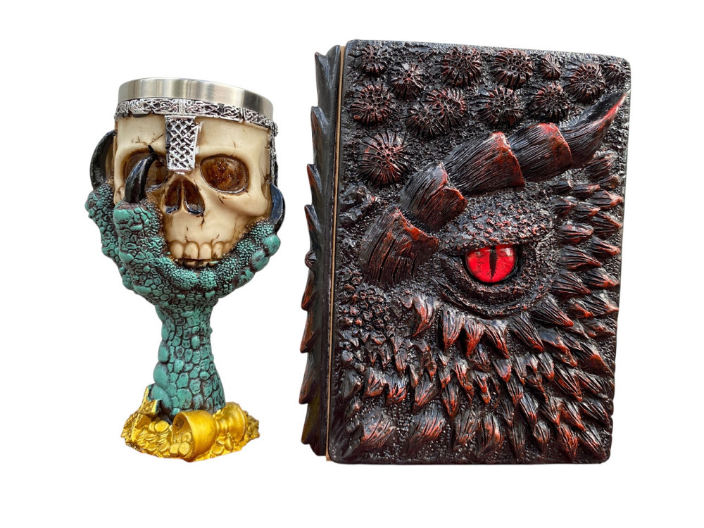 Подарочный набор Бокал 3D Лапа Дракона и Блокнот 3D «Око Пламенного Дракона» Київ - зображення 1