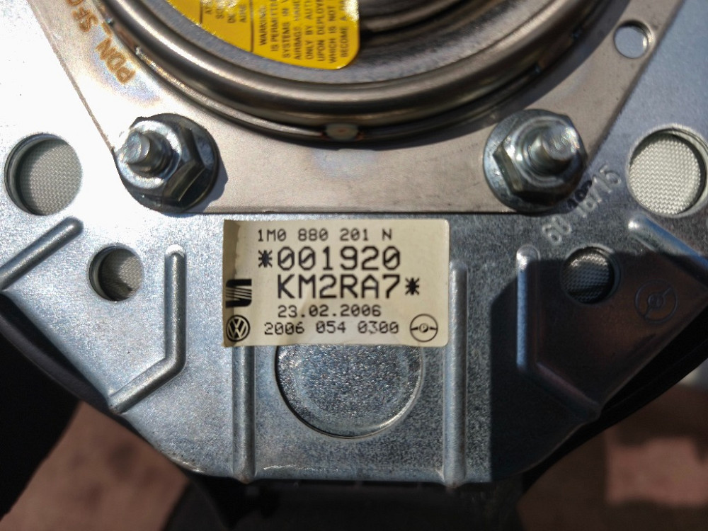 Подушка безопасности водителя в руле AirBag Seat Leon 1998-2005 (1M0880201N) Ковель - изображение 3