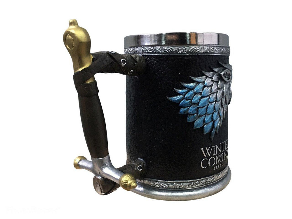 Кружка Чашка Бокал Игра Престолов Winter is Coming Stark Targaryen 3D Дом Старк Київ - зображення 2