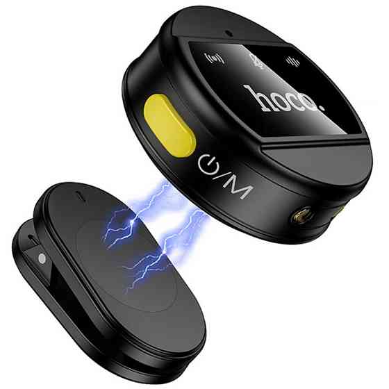 Петличный беспроводной микрофон Hoco L22 Bright 2in1 (Lightning/Type-C) Херсон