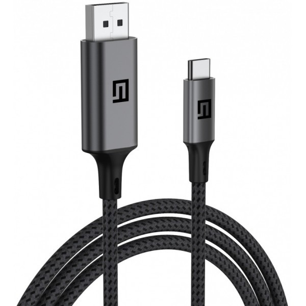 Кабель ArmorStandart USB Type-C to Displayport 4K 60Hz 2m Black (ARM76892) (Код товару:37717) Харків - зображення 1