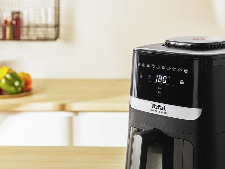 Мультипечь Tefal Easy Fry Silence EY5568E0 1670 Вт черная Київ - зображення 9