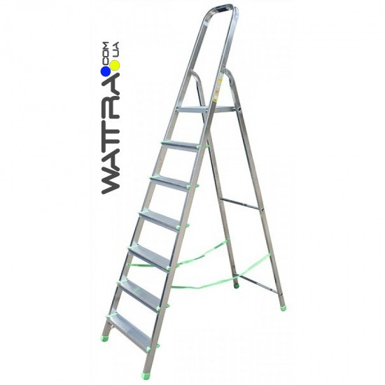 Стремянка алюминиевая ITOSS 917 (7 ступенек) высота 140 см Киев - изображение 1