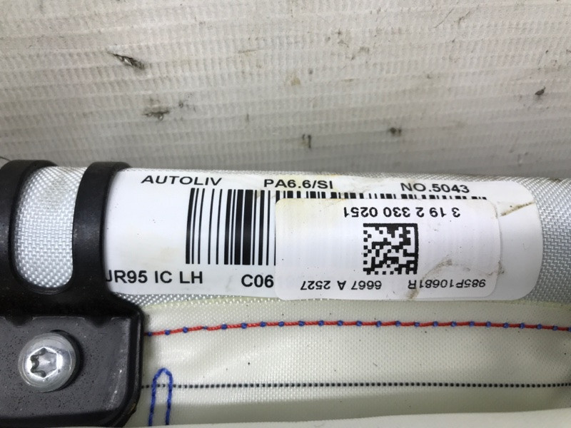 Airbag потолка(шторка) левый Renault Scenic 2009-2016 985P06123R (Арт. 33106) Киев - изображение 4