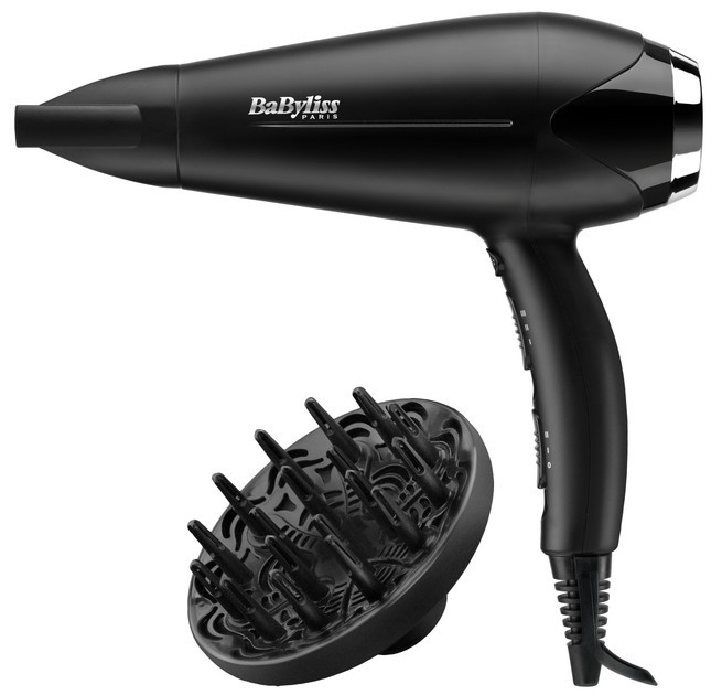 Фен BaByliss D572DE 2000 Вт черный Київ - зображення 1