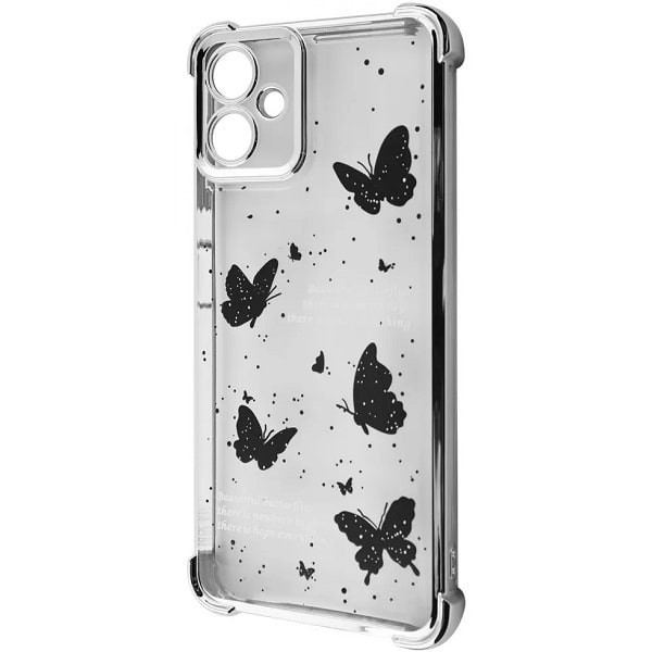 Чохол WAVE Winkie для Samsung Galaxy A06 Silver/Butterfly (Код товару:41503) Харків - зображення 1