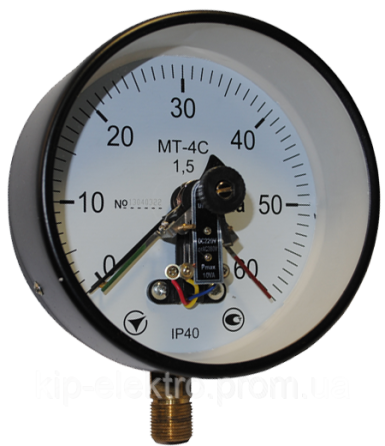 Манометр электроконтактный МТ-4С от 0 до 4 МПа (40 кгс/см2) - аналог ДМ2005СгУ3, ДМ2005-У2, ДМ2005ф, Київ