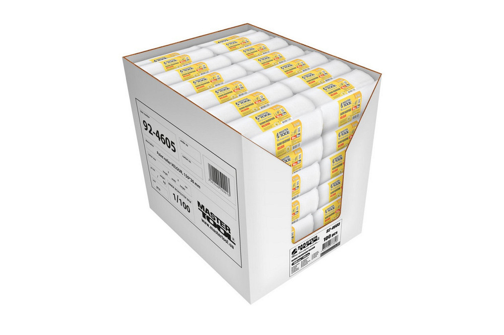 Валик малярный MASTERTOOL Velour 30/150/4 мм Ø 6 мм 92-4605_Р Харьков - изображение 4
