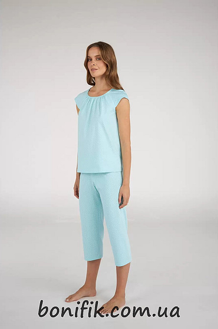 Женская хлопковая пижама "Capri" (майка+бриджи) (арт. LPK 2490/02/01) Кривий Ріг - зображення 1