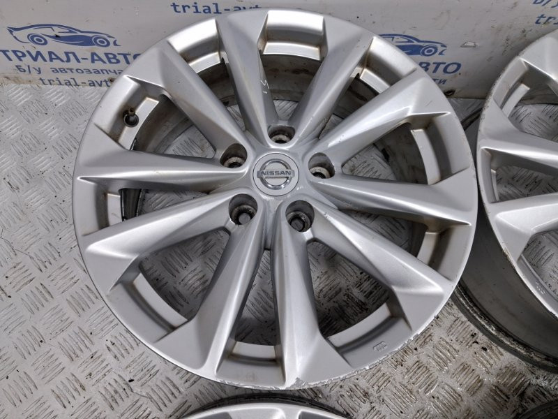 Диски титан комплект R17 Nissan Qashqai J11 1.2 БЕНЗИН HRA2DDT 2013 (б/у) Київ - зображення 2