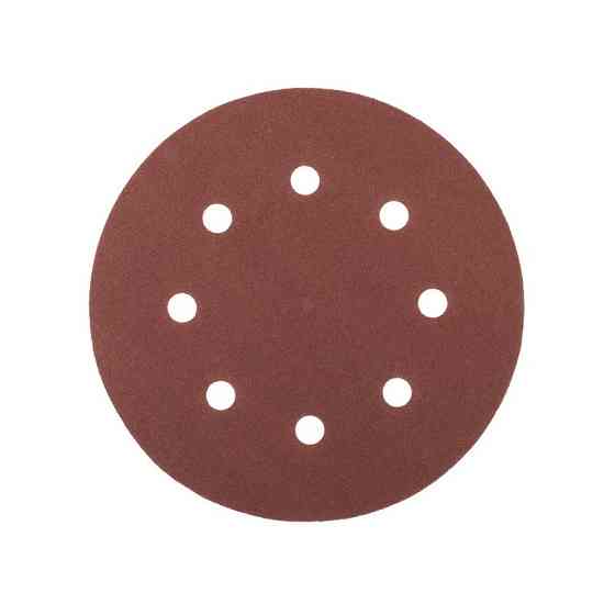 Круг шлифовальный на липучке MASTERTOOL 180 мм/8 отв P100 набор 5 шт 08-1810-H Харків