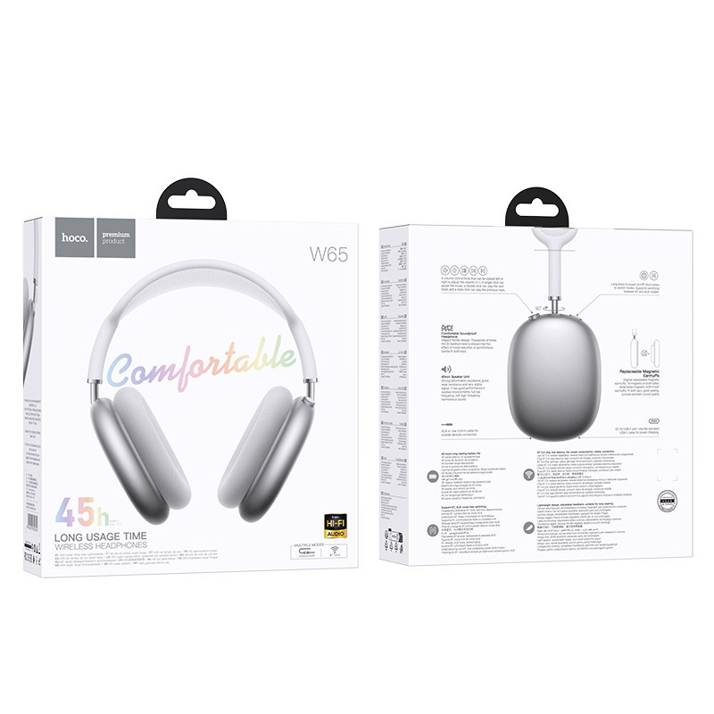 Накладные беспроводные наушники Hoco W65 Happy Херсон - изображение 4