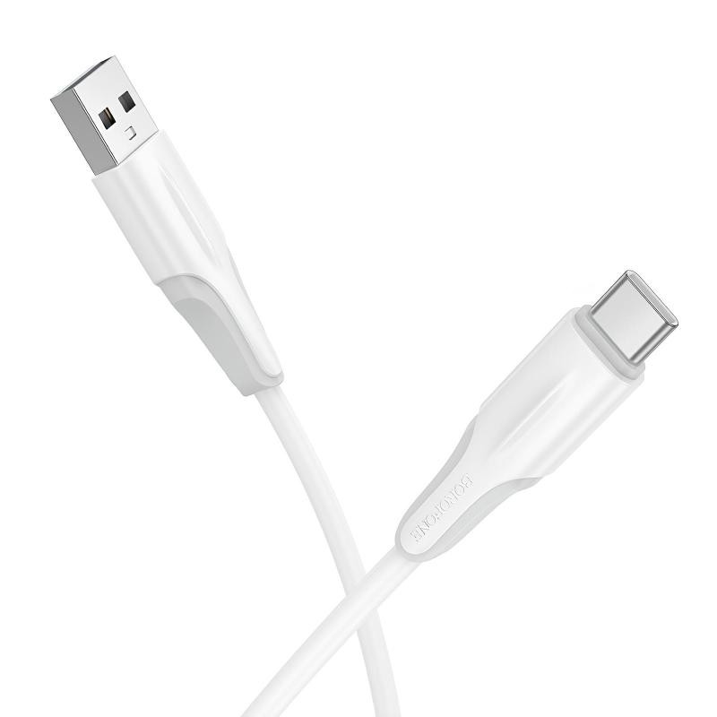 Дата кабель Borofone BX119 New USB to Type-C 3A (1m) Херсон - зображення 2