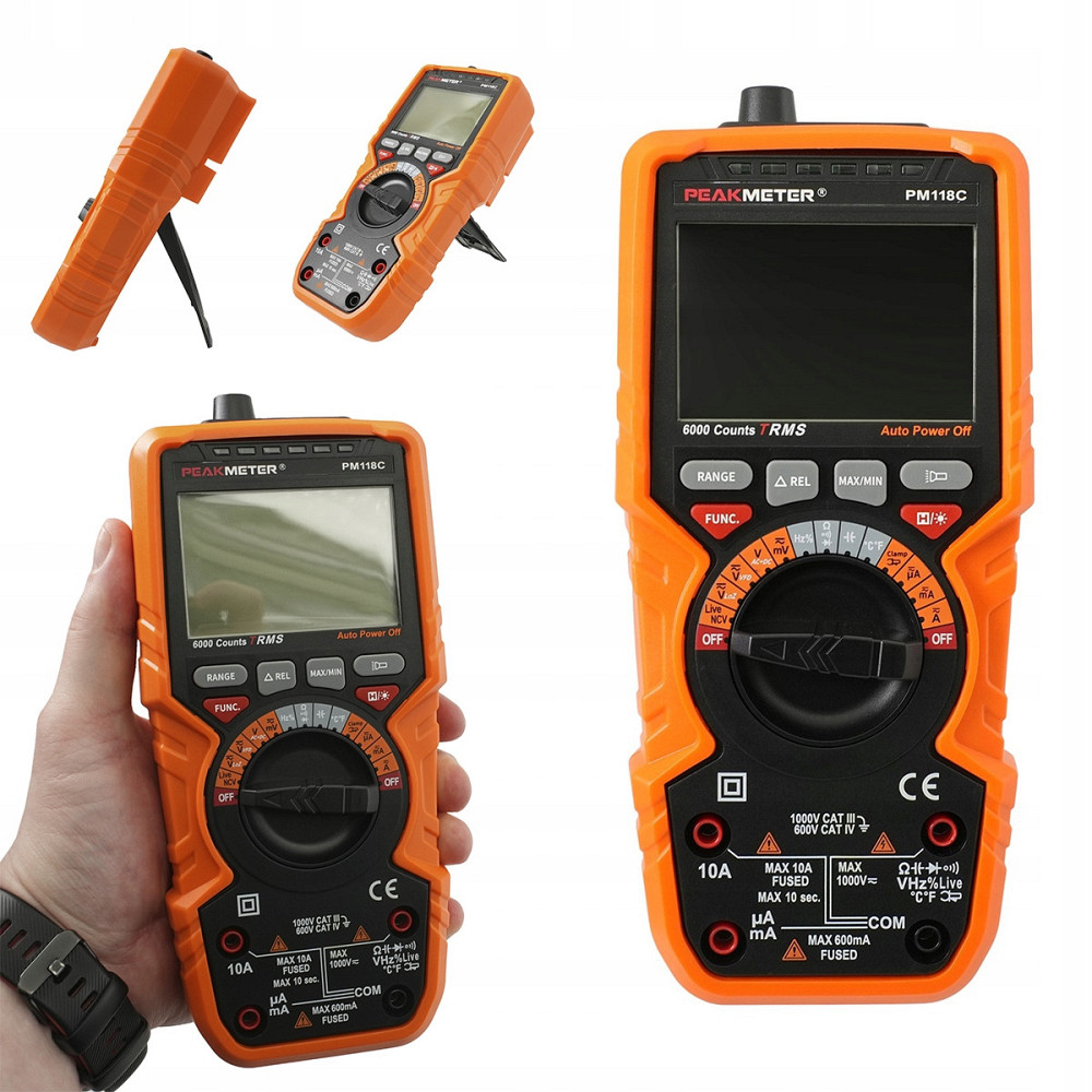 Мультиметр цифровой многофункциональный PeakMeter PM118C Харків - зображення 2