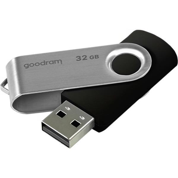 Флеш пам'ять GOODRAM UTS2 (Twister) 32GB Black (UTS2-0320K0R11) (Код товару:40072) Харьков - изображение 2