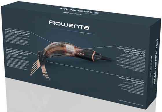 Фен Rowenta Ultimate Experience Air Motion CF8C20E0 1300 Вт черный Київ