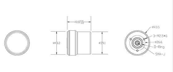 Антенна GPS квадрифилярная спиральная HA-901A RTK Rover, LNA 35dBi, RHCP, SMA-male, GPS GLONASS Gali Дніпро