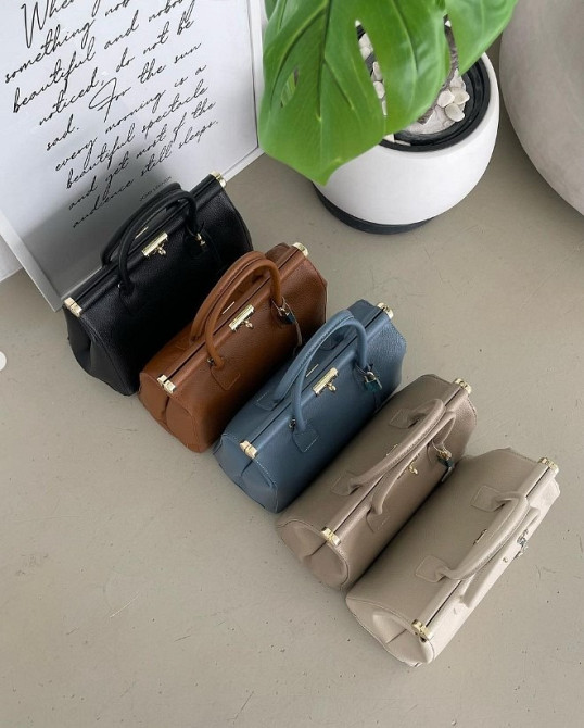 модний саквояж сумка жіноча шкіряна велика Італія TS302 Київ - зображення 2