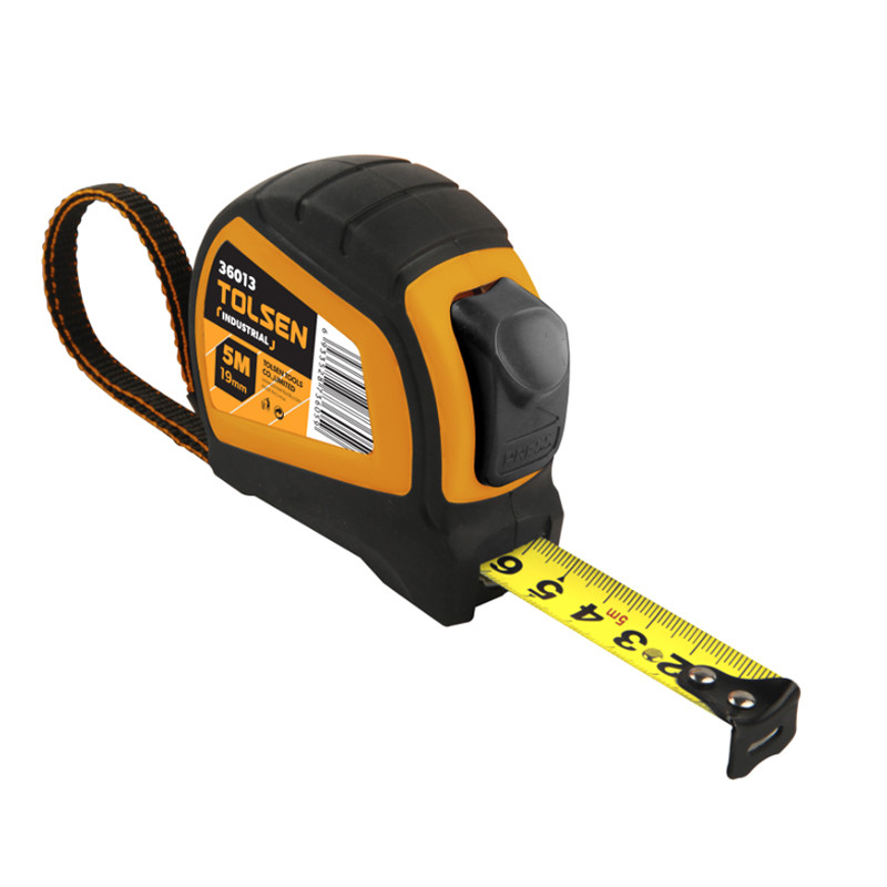 Рулетка Tolsen 5 м х 19 мм автостоп ЕРГО Винница - изображение 1