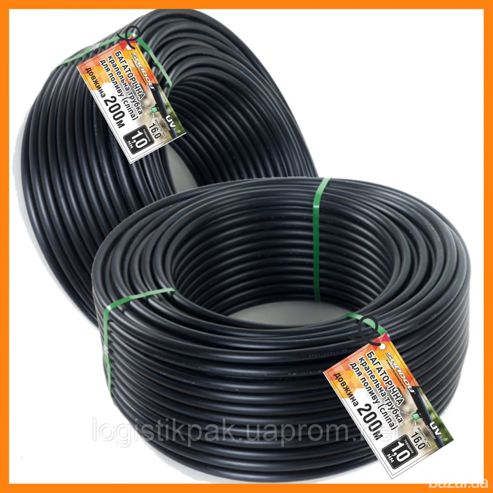 Капельная трубка 1мм. слепая 200 м/бухта (многолетняя) Харків - зображення 1