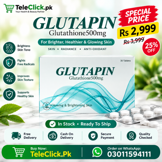 Glutapin Glutathione Tablets 500mg - 03011594111 Луцьк