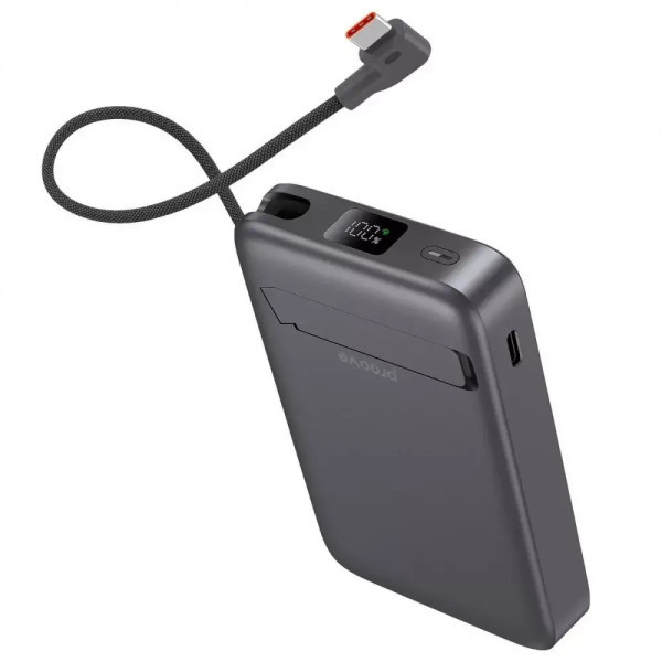 Power Bank Proove OverPower 35W 10000mAh Qi2 Gray (PBOP35012105) (Код товару:41850) Харьков - изображение 2