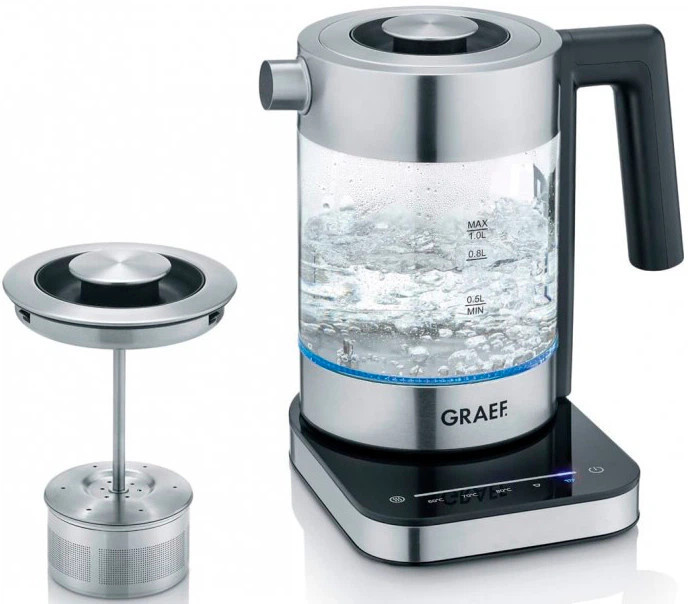 Электрочайник GRAEF WK350EU 1 л серебристый Киев - изображение 4