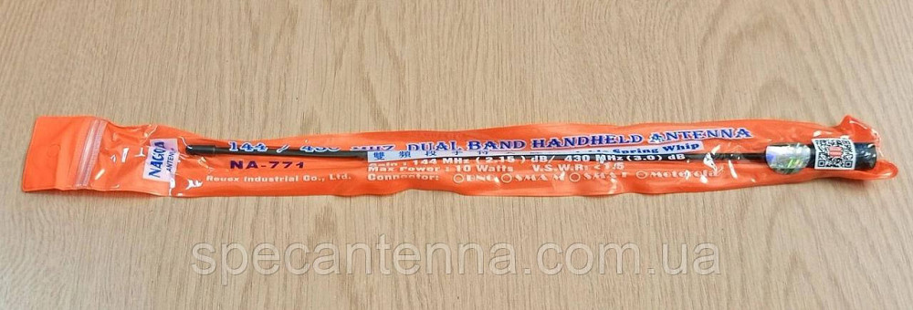 Антенна NAGOYA двухдиапазонная 144/430 МГц 2,15dBi/3dBi 10Вт NA-771, SMA-female, оригинальная с голо Днепр - изображение 5