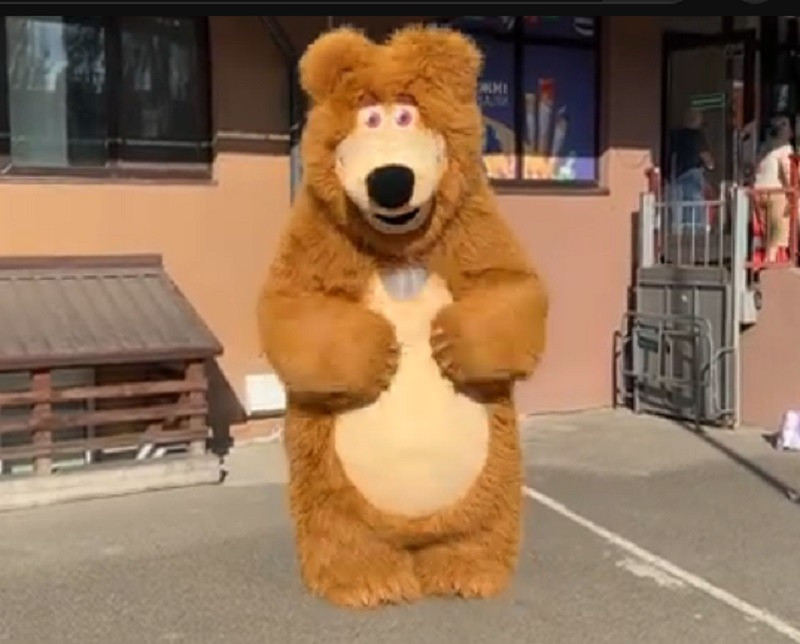 Пневмокостюм медведя Киев - изображение 3