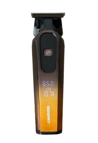 Машинка аккумуляторная для стрижки волос Geemy GM 8058Q оранжевая Київ - зображення 1