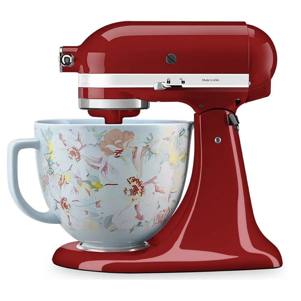 Чаша для миксера KitchenAid 5KSM2CB5PWG 4.7 л голубая с рисунком Киев - изображение 2