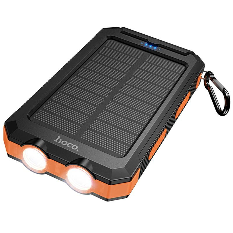 Портативное ЗУ Power Bank Hoco J164 Platinum solar 10.5W with lighting 8000 mAh Херсон - изображение 3