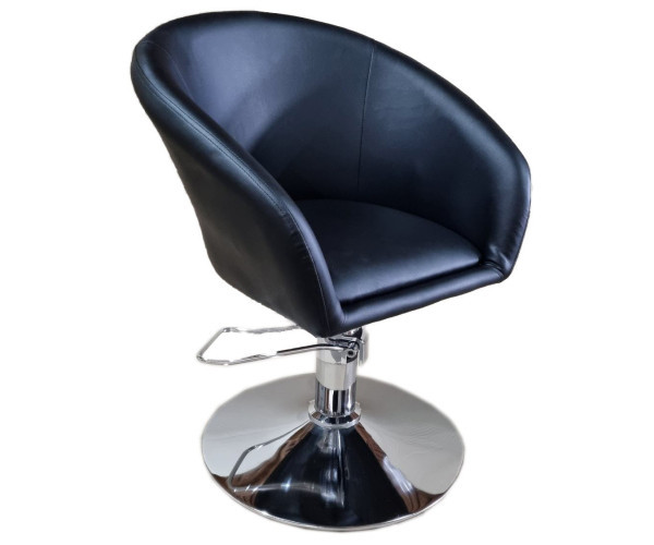 Крісло Мурат Р перукарське чорного кольору Днепр - изображение 1