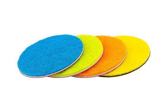 Набор кругов шлифовальных на липучке MASTERTOOL СКОТЧ БРАЙТ 6 мм 100 мм 4 шт 08-2500 Харків