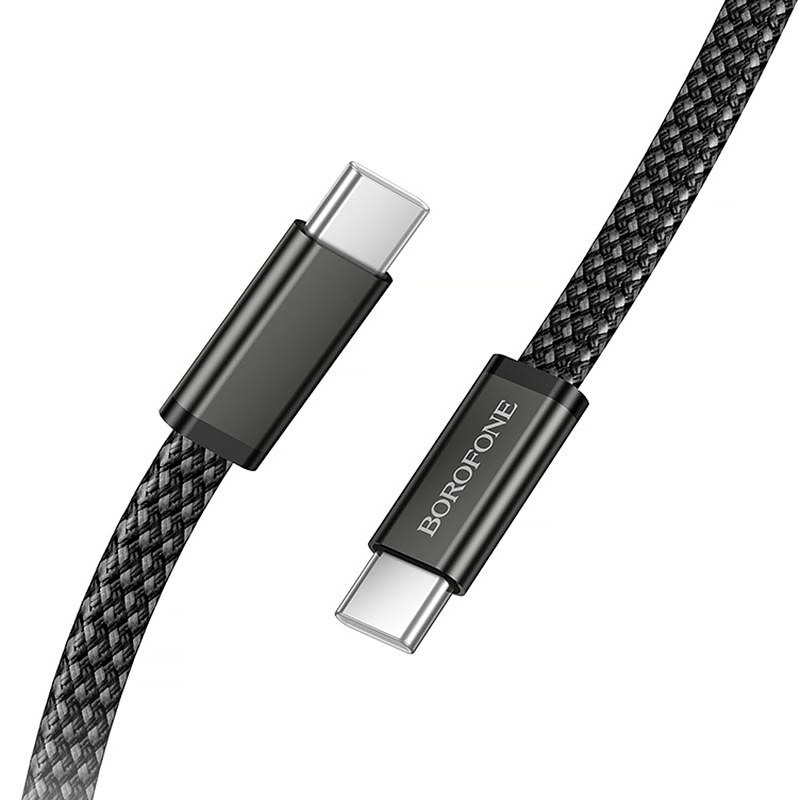 Дата кабель Borofone BX124 Peace Type-C to Type-C 60W (1m) Херсон - зображення 4