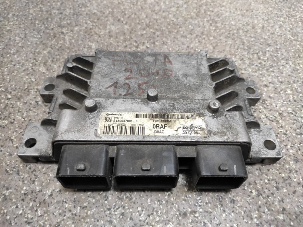Блок управления двигателем Ford Fiesta 1.25 бензин 2010-2013 (8V21-12A650-RF) Ковель - зображення 1