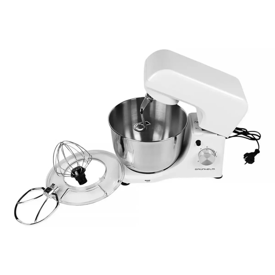 Кухонный комбайн Grunhelm GKM0019W 1500 Вт белый Київ - зображення 6