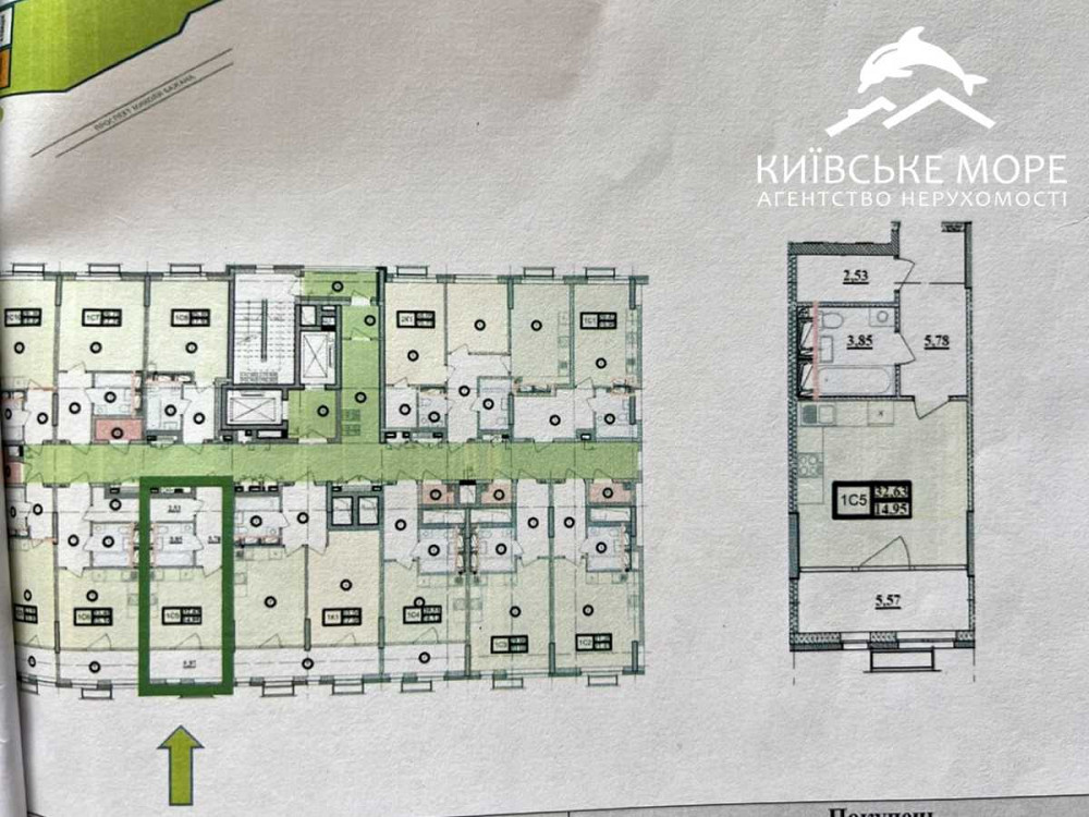 продажа 1-к квартира Киев, Дарницкий, 33500 $ Київ - зображення 6