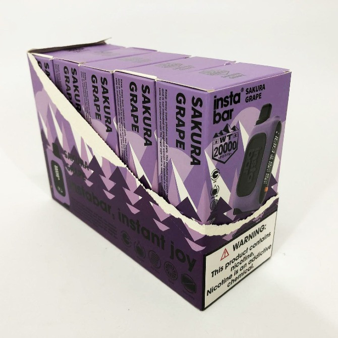 Сакура з Виноградом • Сигарета InstaBar WT 20000 тяг Киев - изображение 4